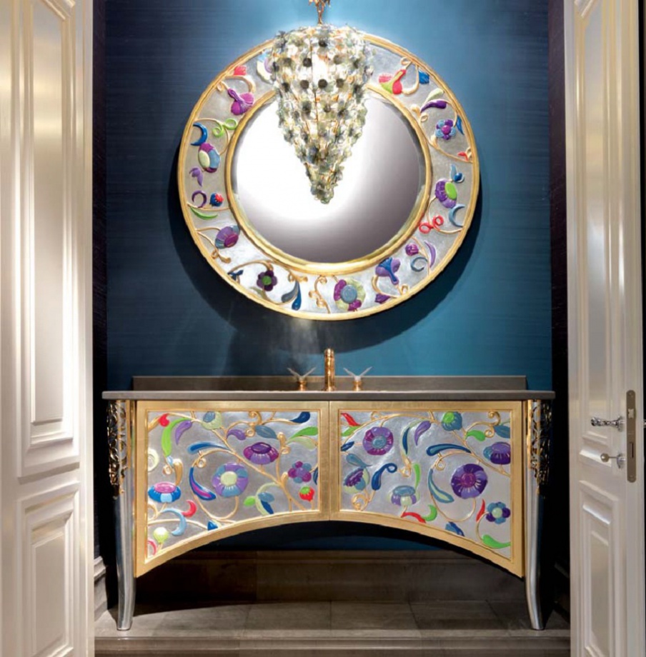 Bathroom (Suite bathroom) wood and steel Saraya, Elledue