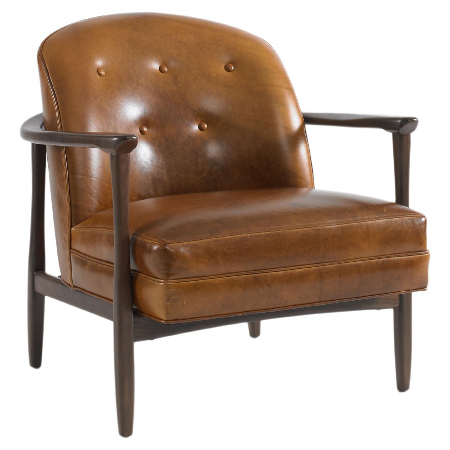 Olsen leather chair, DwellStudio 