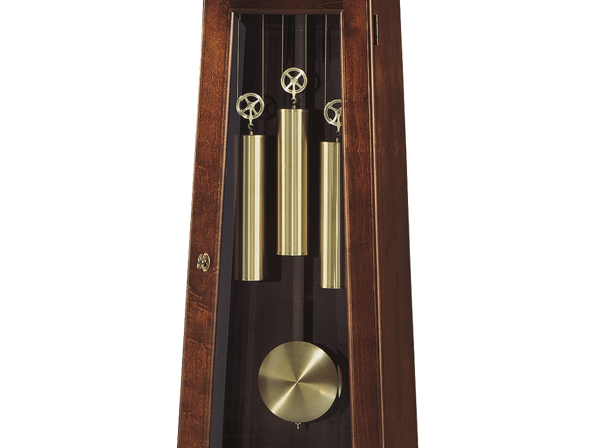 La Rochelle floor clock with a frame made of wood, Howard Miller