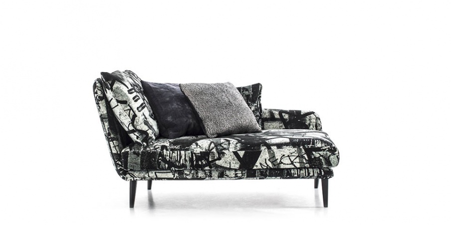 Daybed in fabric Sister Ray, Moroso