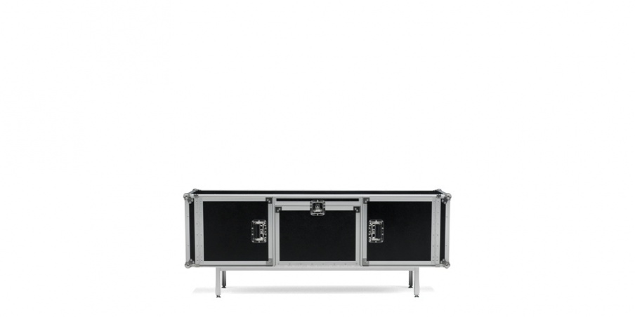 The Cabinet made of aluminum and plywood Total Flightcase, Moroso