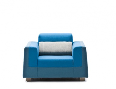Armchair in fabric Mr.Softy, Moroso