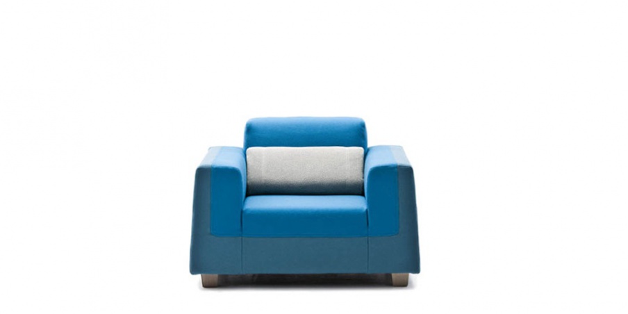 Armchair in fabric Mr.Softy, Moroso