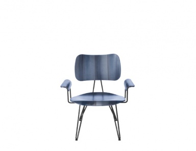 Chair with armrests Overdyed Lounge Chair, Moroso