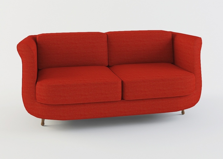 Sofa on a frame of wood, Big Mama, Moroso