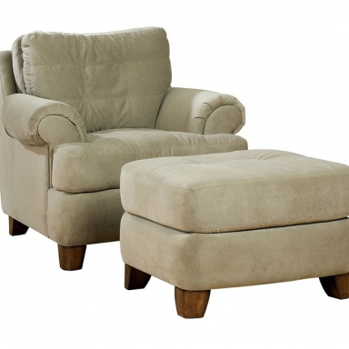 Chair with Ottoman foot Francis Suite