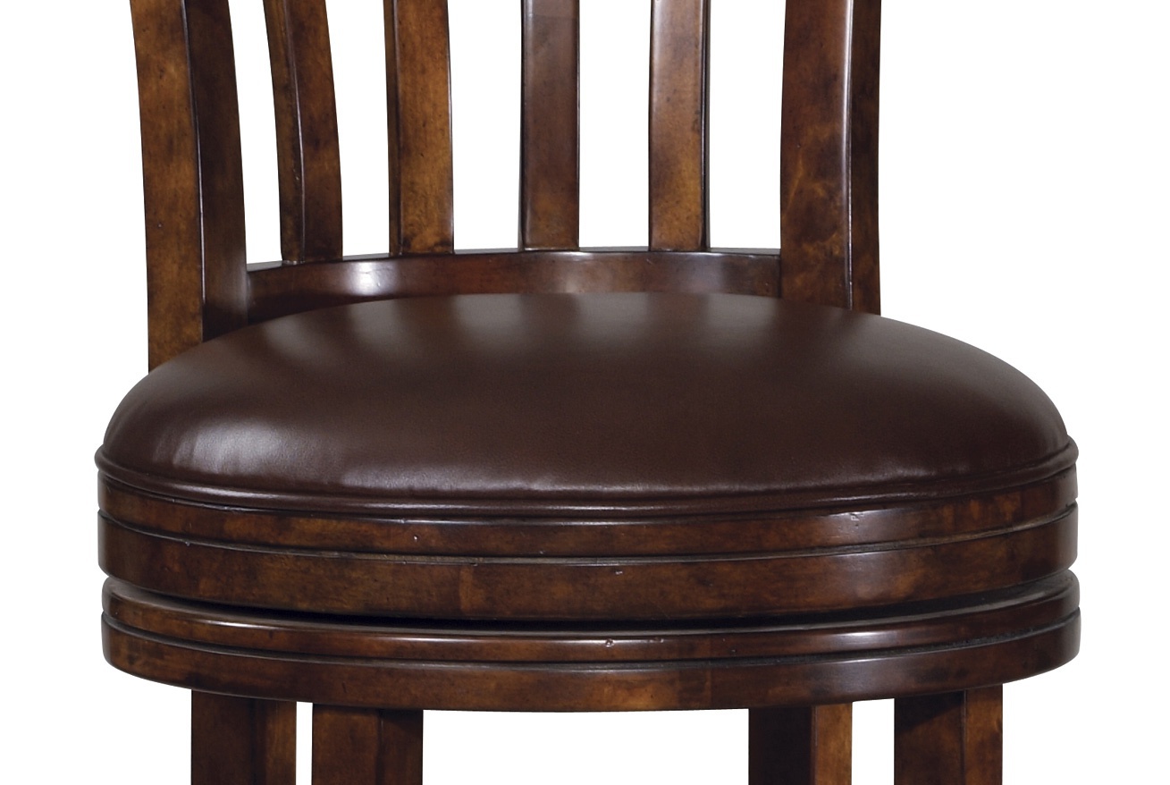 Bar stool with upholstered Ithaca from solid wood, Howard Miller