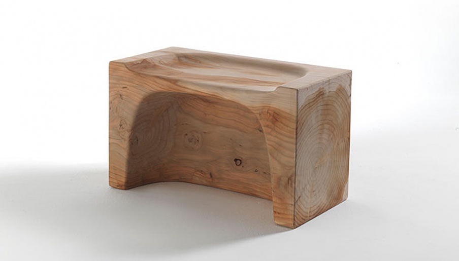 Chair solid cedar 3d6, Riva 1920