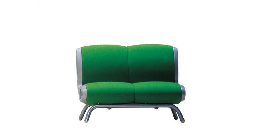 Sofa double steel framed Gluon, Moroso