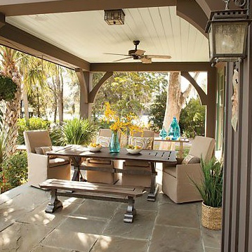 Bench Park Shore Dining