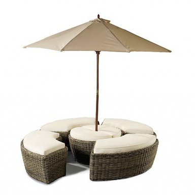 Bench Summer Garden - Raymond Waites Curved