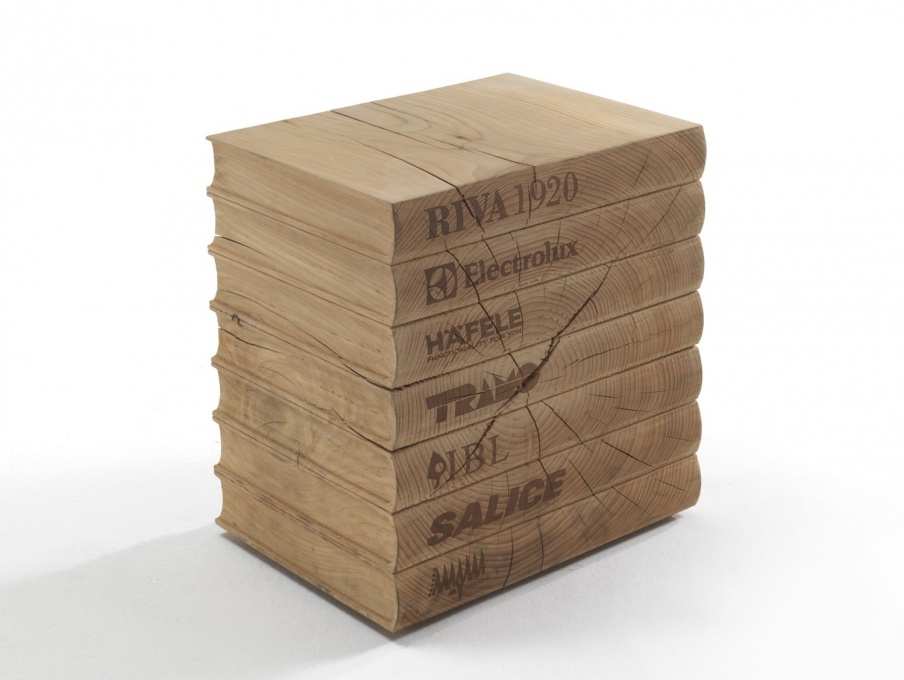 Stool wood Libri, Riva 1920