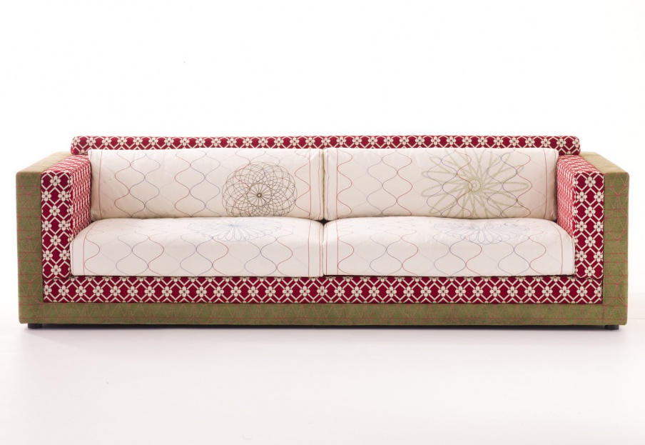 Three-seater sofa Karmakoma, Moroso