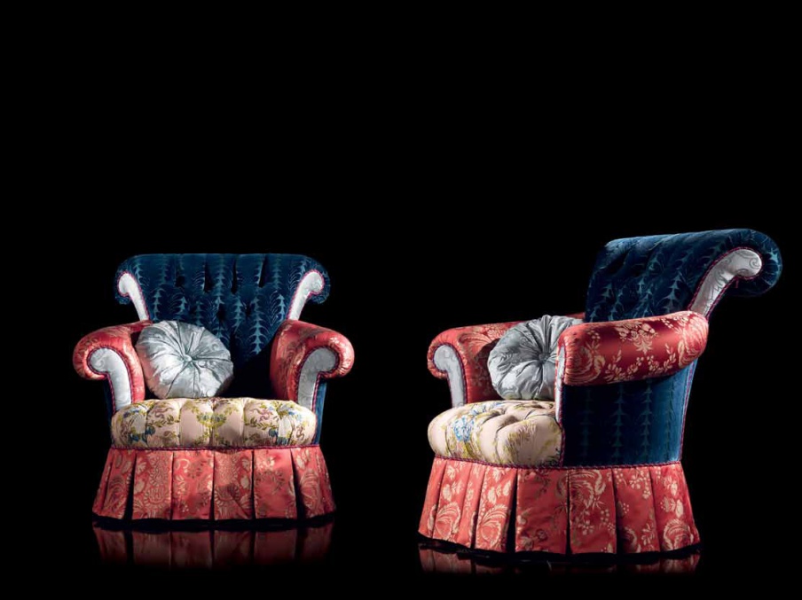 Armchair in fabric, Jumbo Collection