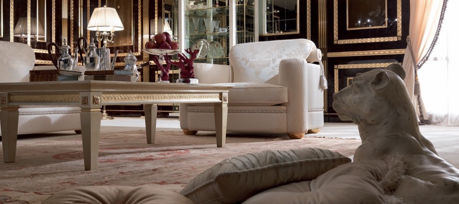 Coffee table solid wood Arcade Royale, Turri