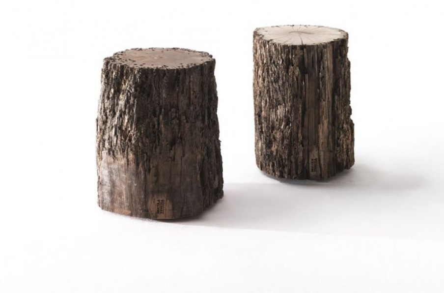 Stool in solid oak Bricola Venezia, Riva 1920