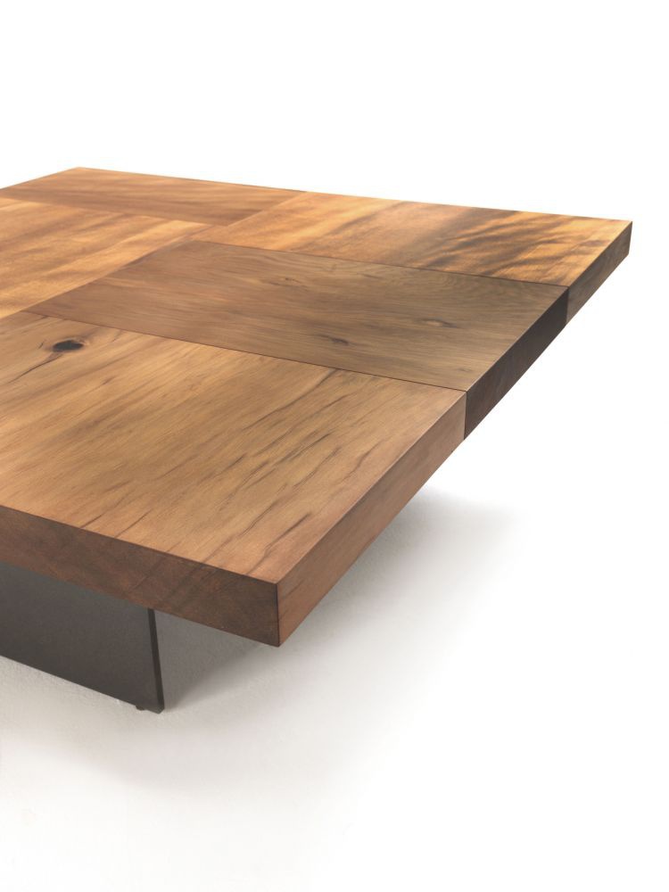 Coffee table with polished top made of Kauri wood Block Auckland, Riva 1920 Luxury furniture MR