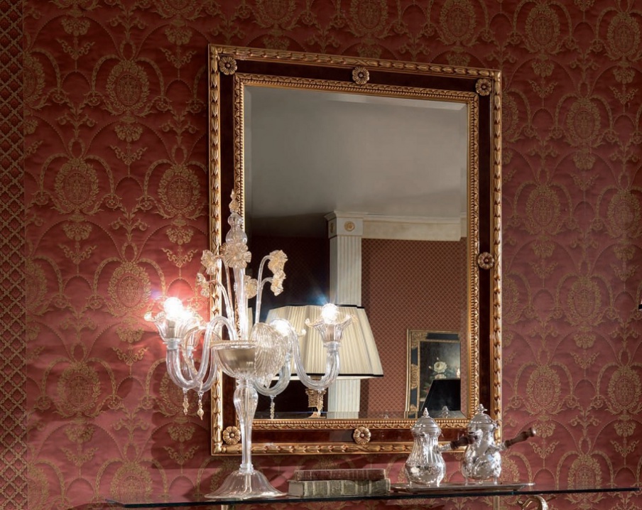 Mirror, framed in solid wood Exedra, Turri
