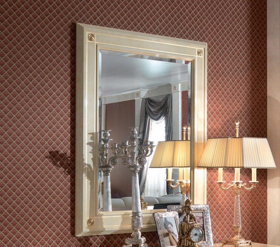Mirror, framed in solid wood Magna Plus,Turri