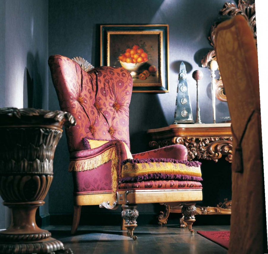 Armchair in fabric, Jumbo Collection