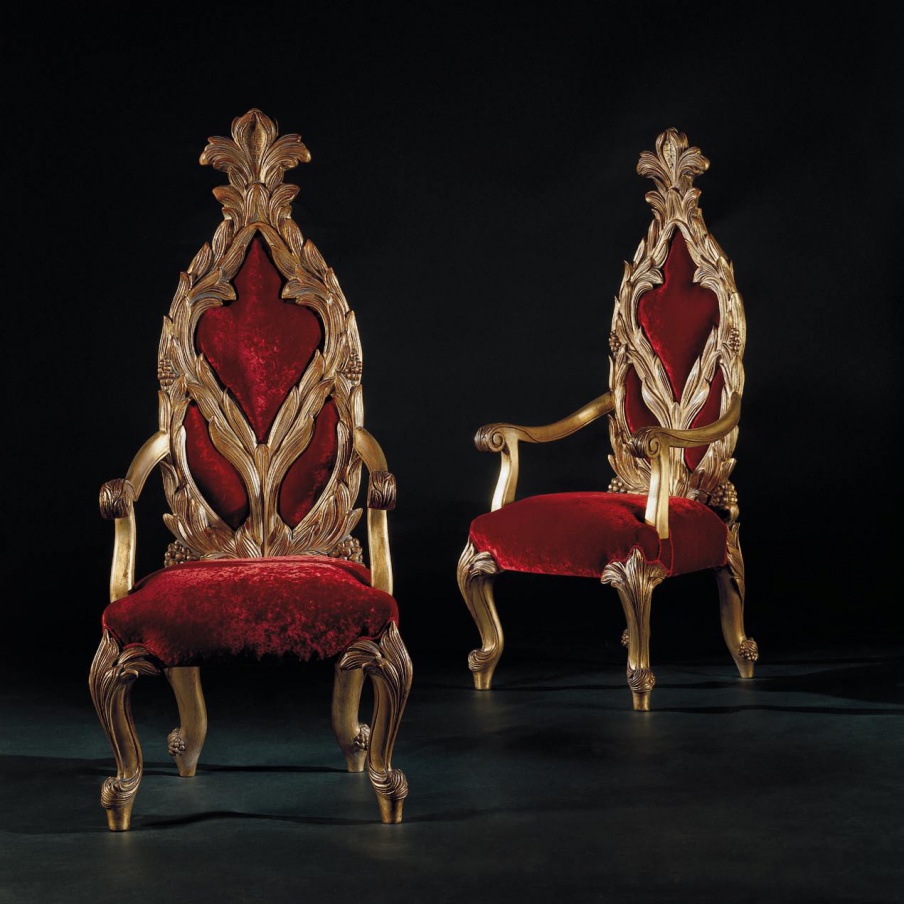 Chair with high back, Jumbo Collection