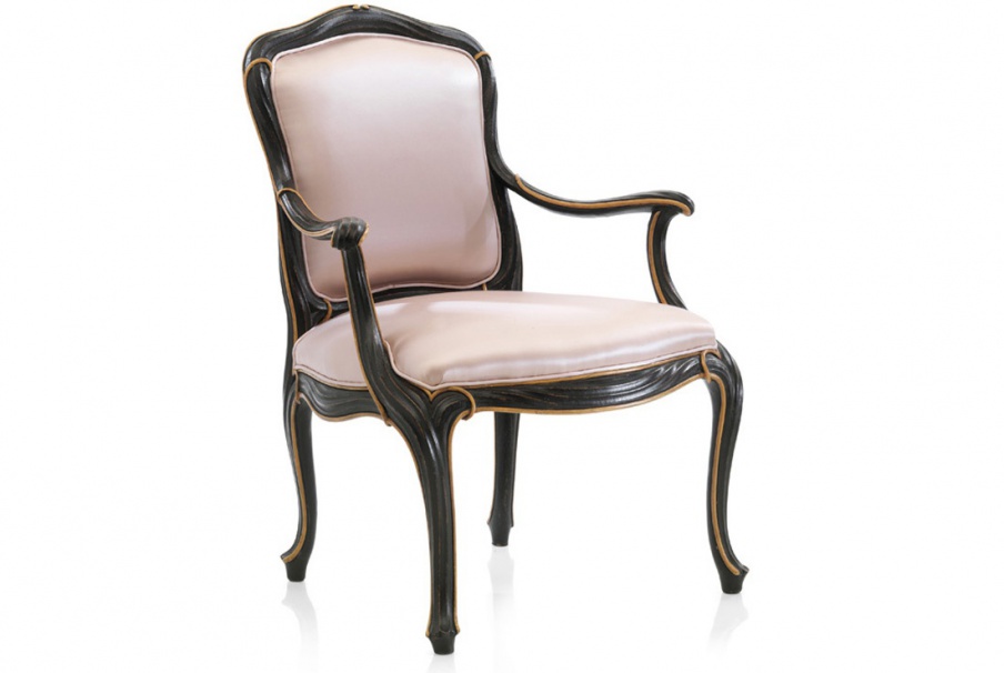 Chair with armrests by Roberto Giovannini