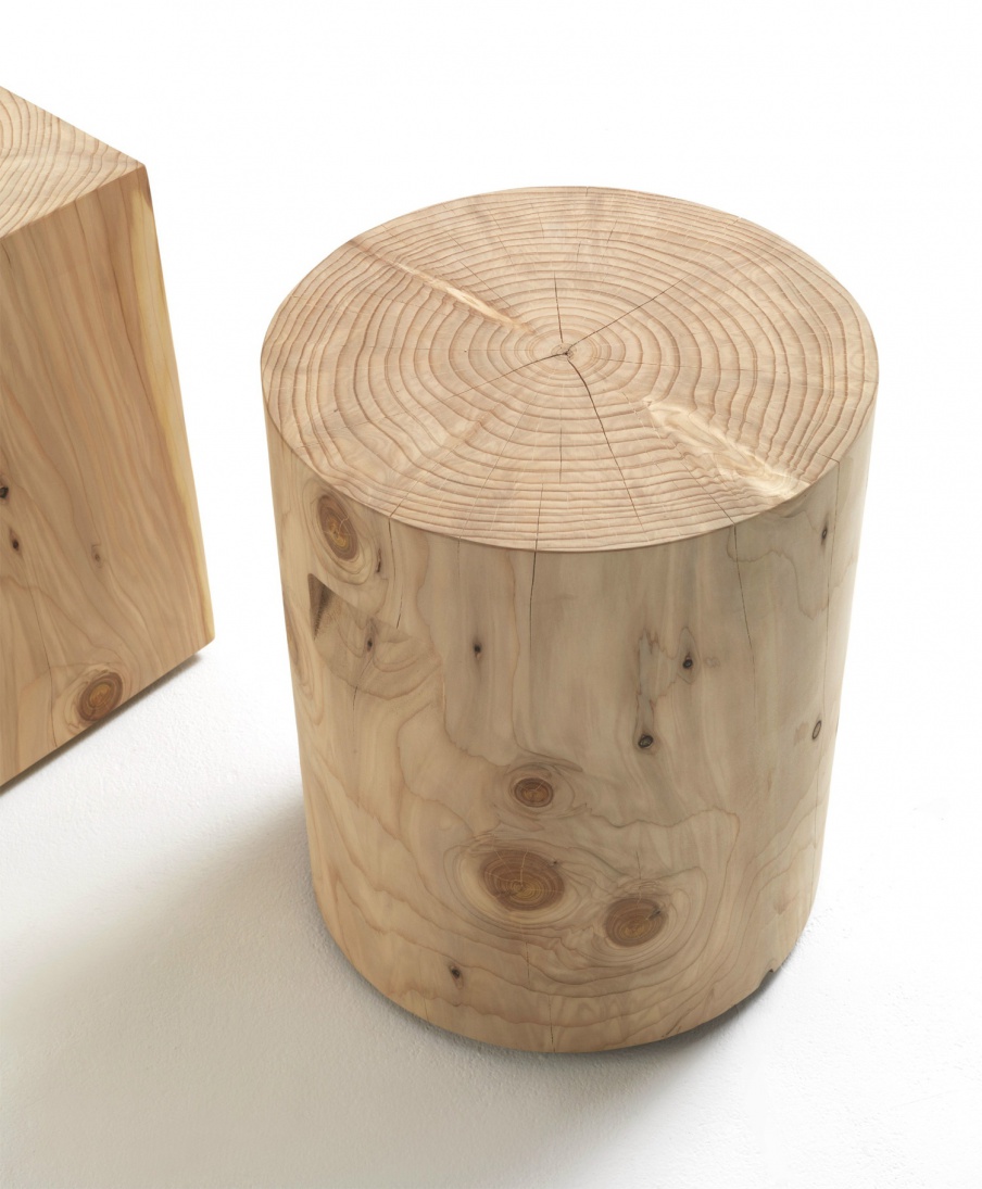 Coffee table made of cedar wood Logos, Riva 1920