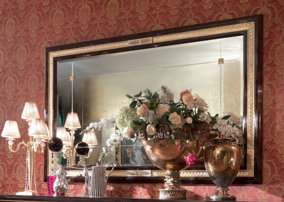 Mirror rectangular wall Arcade Royale, Turri