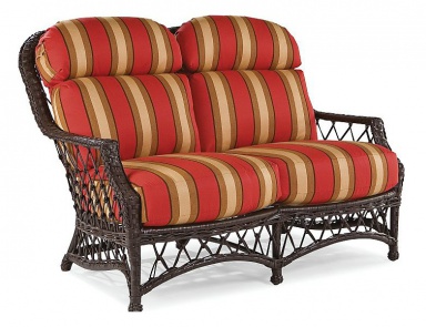 Chair double High Back Loveseat, Lane Venture (rattan, wicker chair)