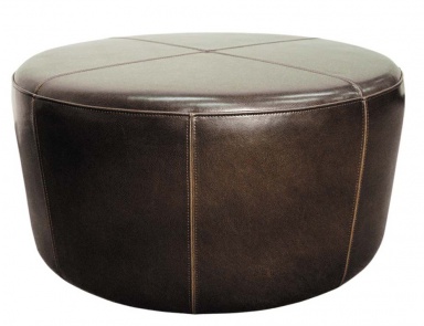 Poof leather Wheel, Orient Express Furniture 