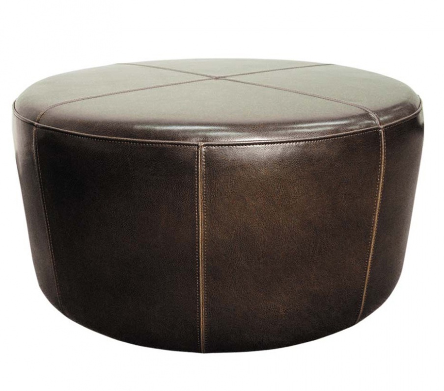 Poof leather Wheel, Orient Express Furniture 