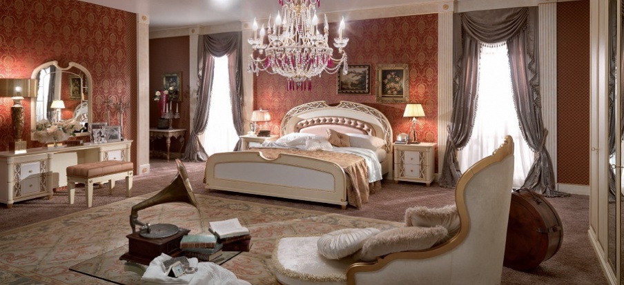 Bedroom (Suite bedroom) in a classic style, Hary, Turri 