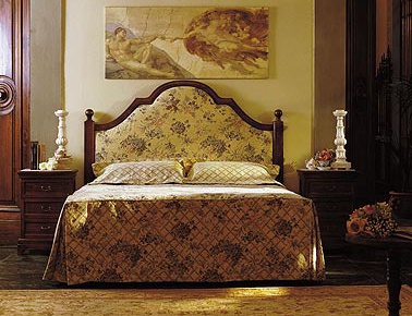 Bed with high headboard - DOLFI