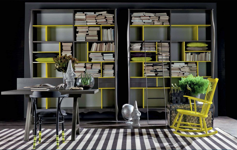 Library (set library) solid wood Shelf 8, Moda