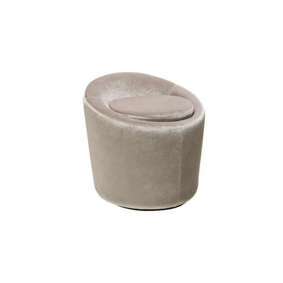 Pouf upholstered Loren, Smania