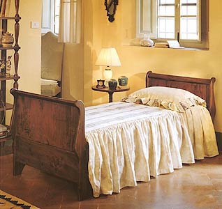 Bed with high headboard, Luigi Filippo DOLFI