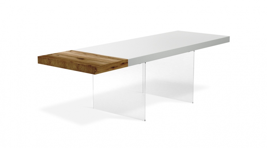 The rectangular table is Extendable, Lago