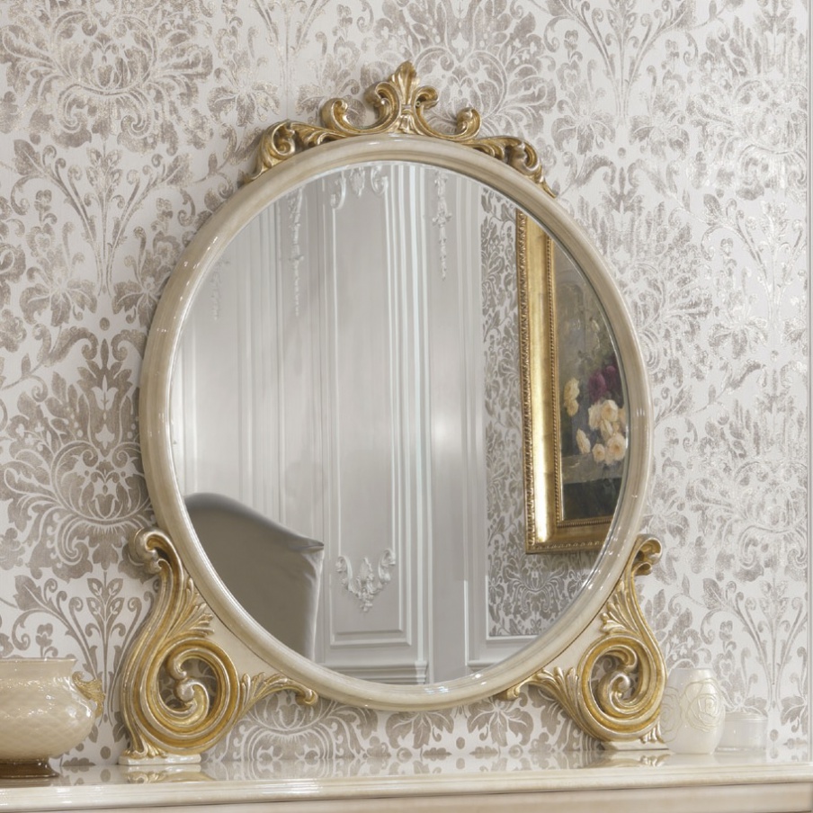 Mirror framed in solid wood Baroque, Turri