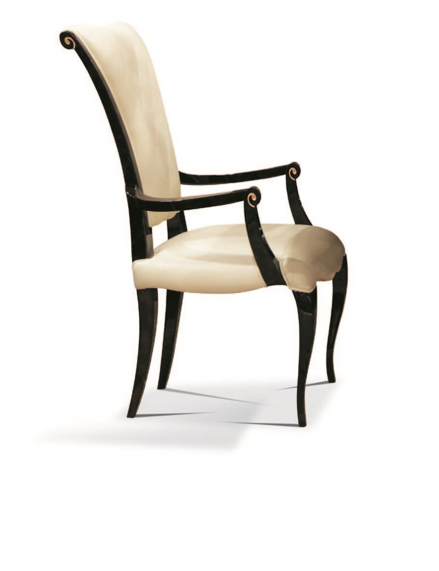 Chair solid wood high-back Versailles, Turri