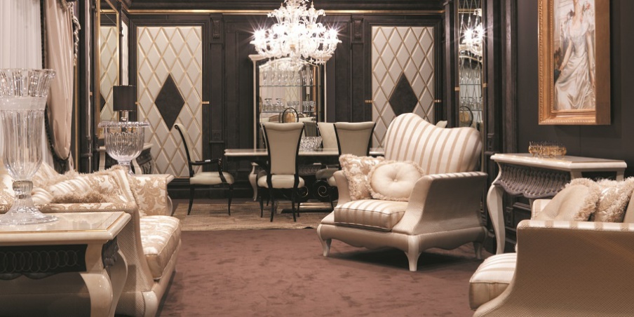 Living room (sofa set) Versailles, Turri