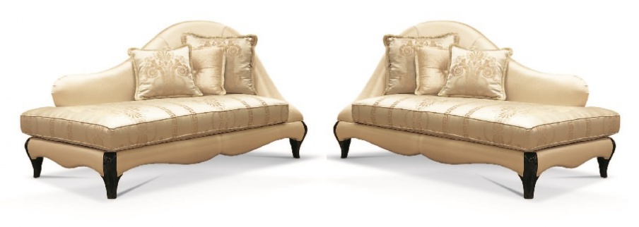 Daybed made of solid wood Versailles, Turri 