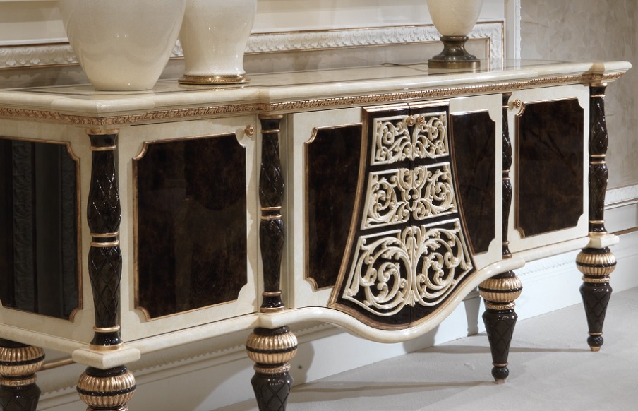 Sideboard 4 doors solid wood Bovary, Turri