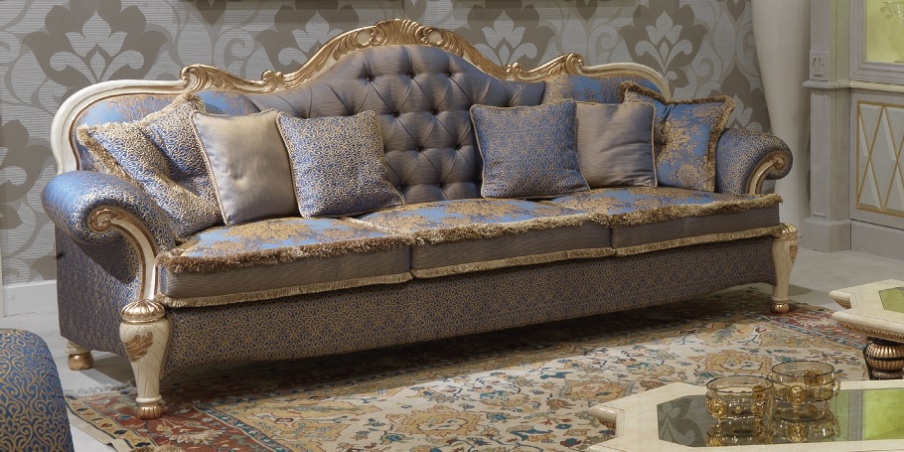  Three-seater sofa Bovary, Turri