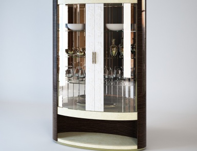 Showcase double solid wood Couture, Turri