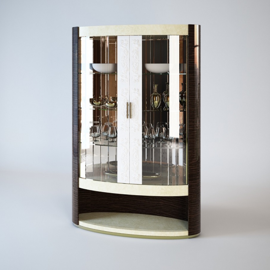 Showcase double solid wood Couture, Turri