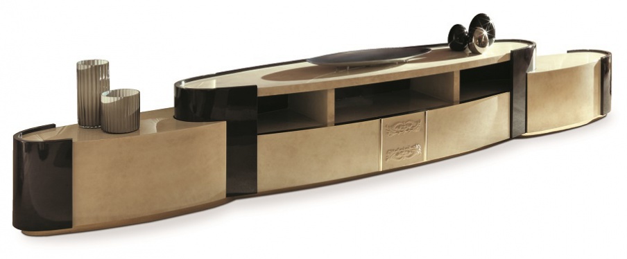 TV stand wood Couture, Turri