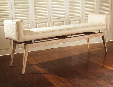 Bench leather City, Global Views