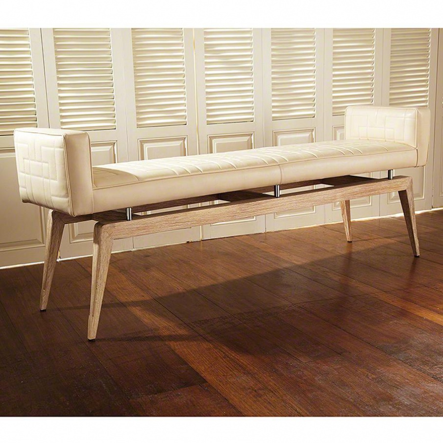 Bench leather City, Global Views