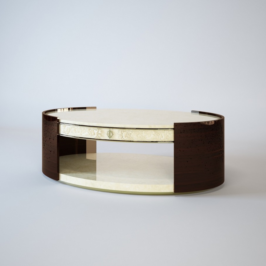 Coffee table wood Couture, Turri