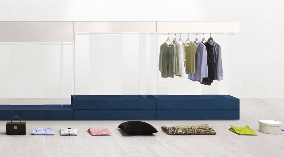 Wardrobe Air glass, Lago